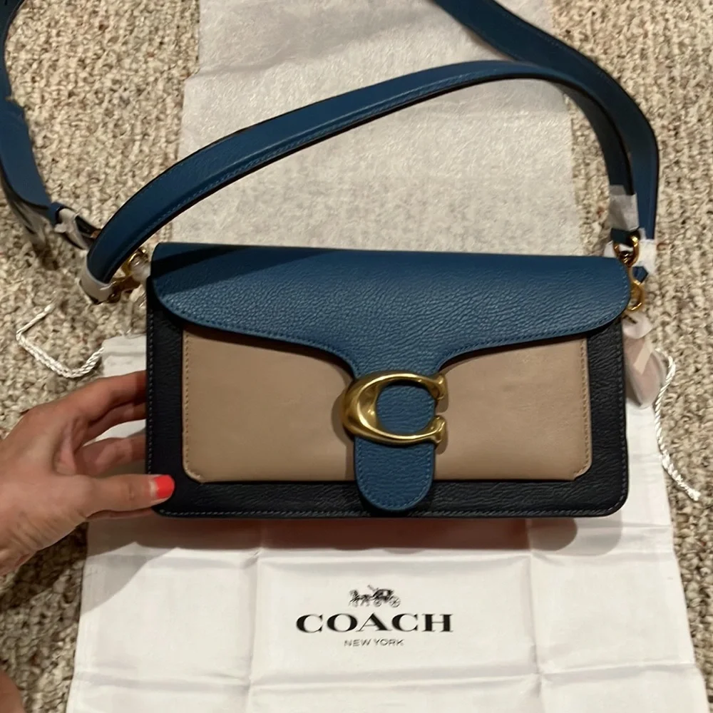 Coach Tabby Shoulder Bag 26 In Colorblock 76105 - Picture 4 of 13